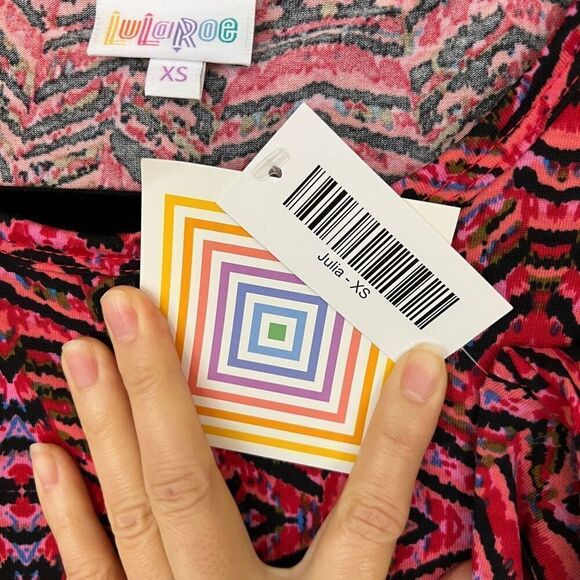 Lularoe Julia Fitted Dress - Size XS - Picture 4 of 6